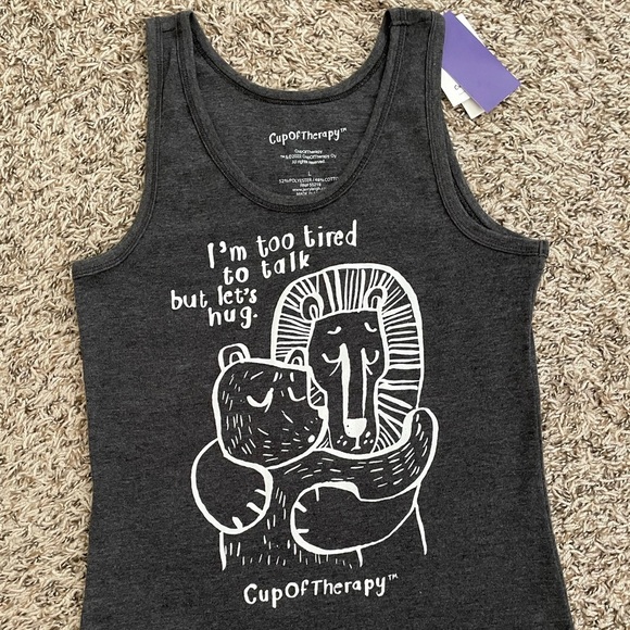 Cup of therapy tank top large - Picture 2 of 4